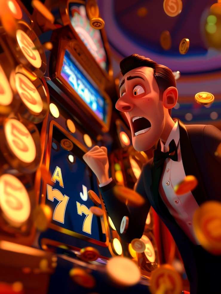 Menu pengaturan taruhan dan fitur autoplay di antarmuka permainan slot slot777 gacor